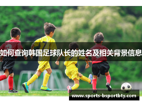 如何查询韩国足球队长的姓名及相关背景信息